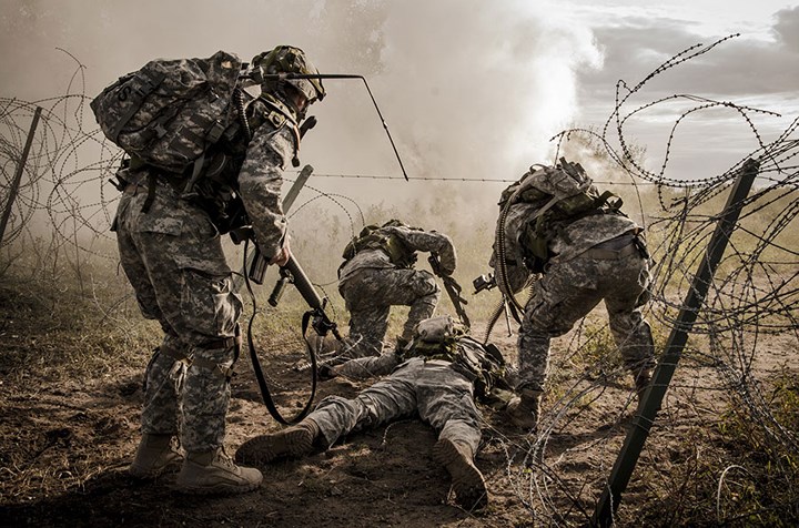 Chùm ảnh: Bộ binh Mỹ huấn luyện và tác chiến trên toàn thế giới